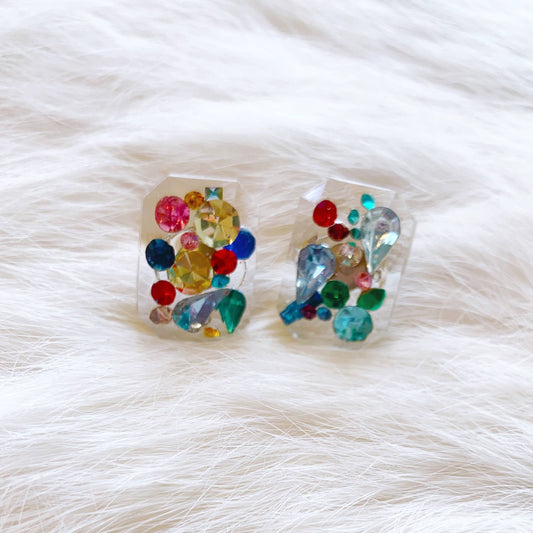 Vintage Rhinestones Hyuna Earrings