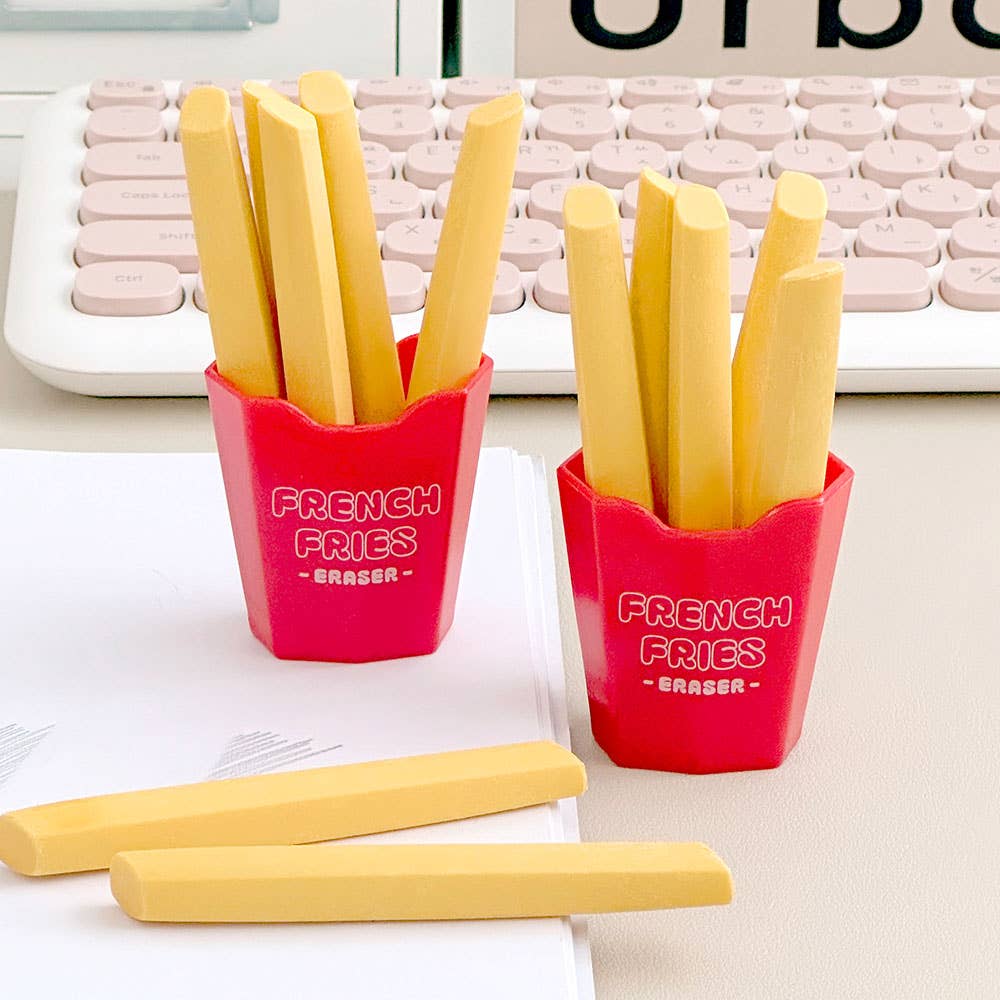 French Fries Erasers