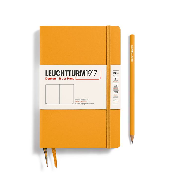 Leuchtturm Hardcover Notebook B6+: Plain