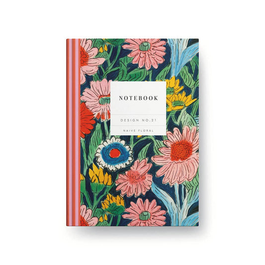 Naive Floral Hardback Notebook