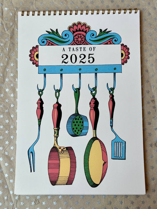 A Taste of 2025 Calendar