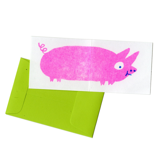 Pig mini card