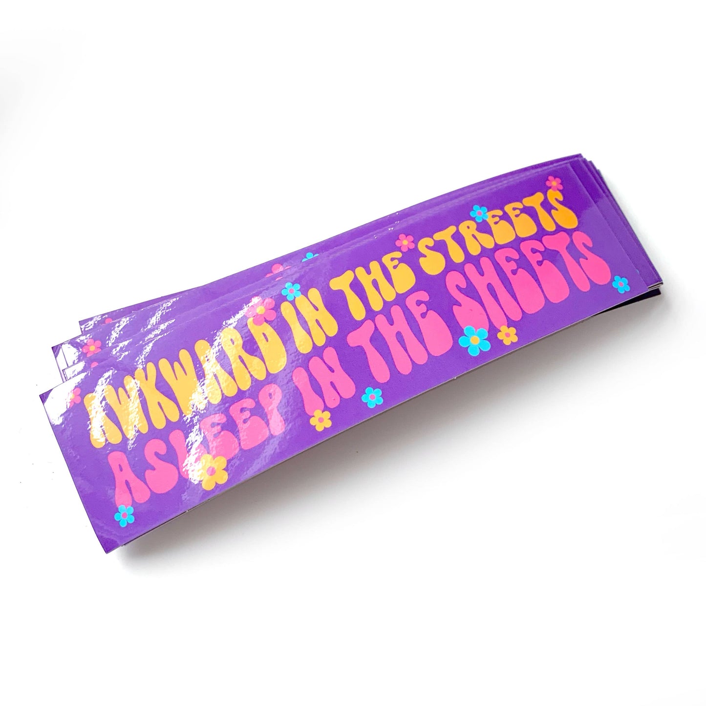 Awkward in the Streets Mini Bumper Sticker
