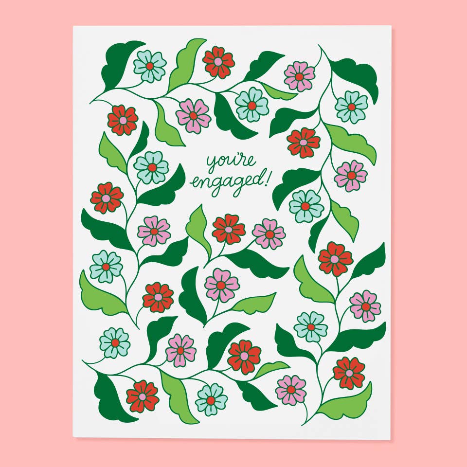 Vine Engaged card