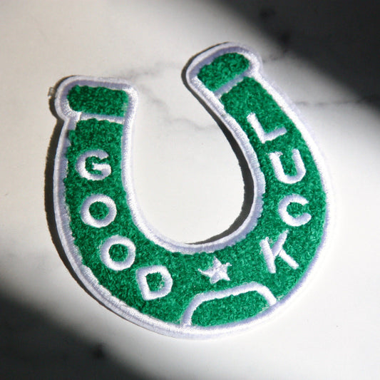 Good Luck Horseshoe Patch