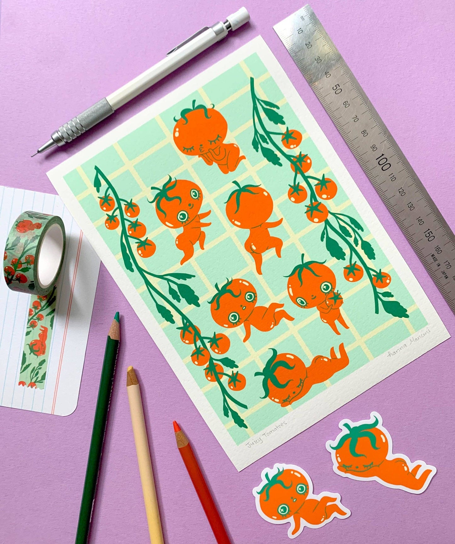 Juicy Tomatoes Print
