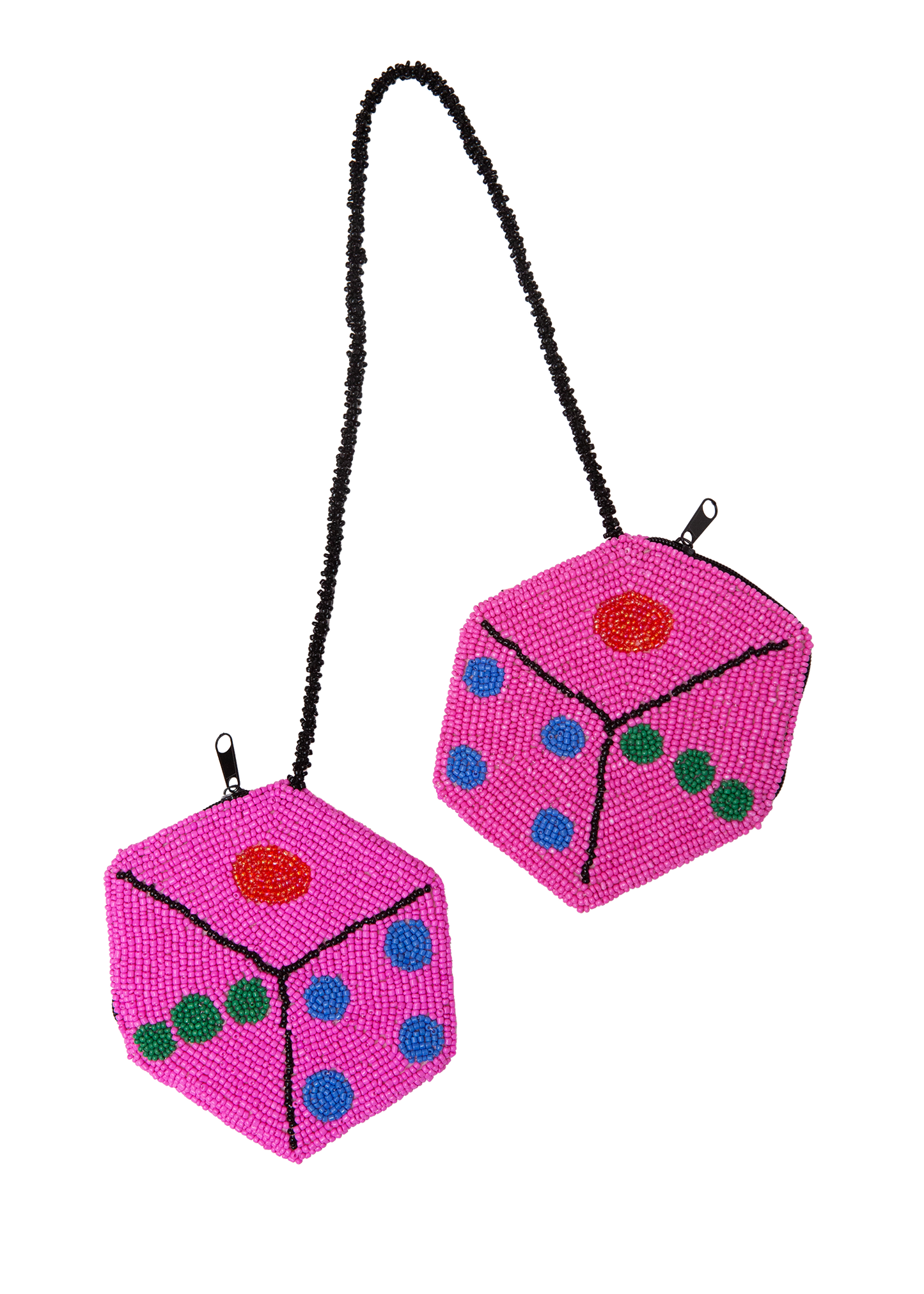 Pink Dice Coin Purse