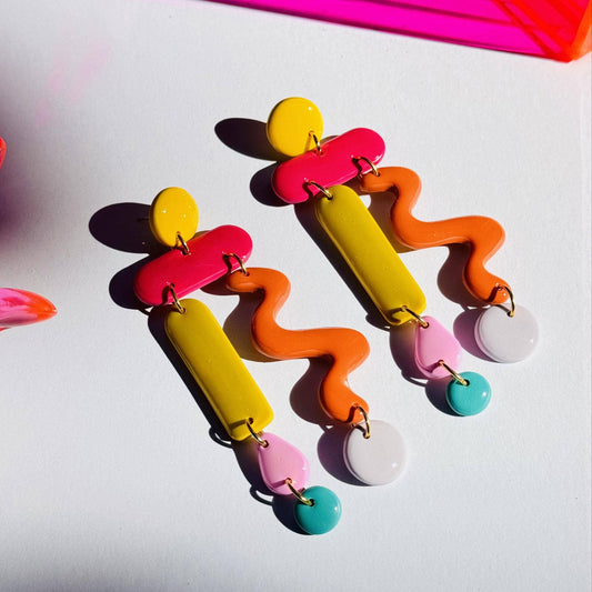 Squiggle Dancer Earrings