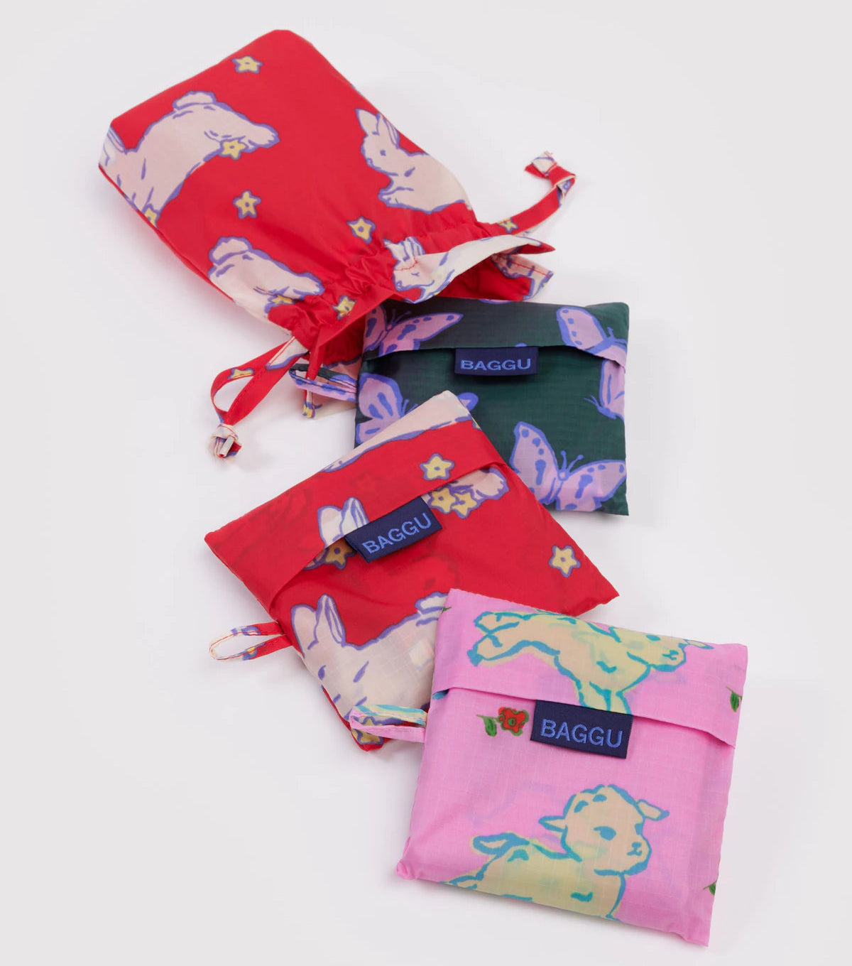Baggu Standard Reusable Bag Set of 3