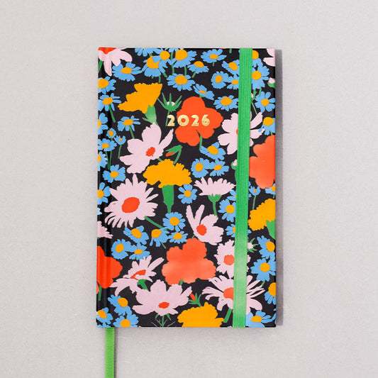 Black Floral 12 Month Classic Planner