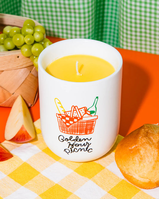 Golden Hour Picnic Candle
