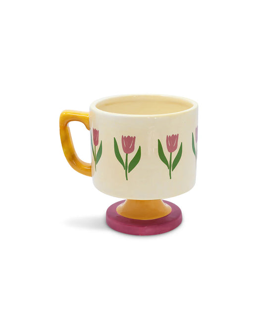 Tulips Short Ceramic Mug