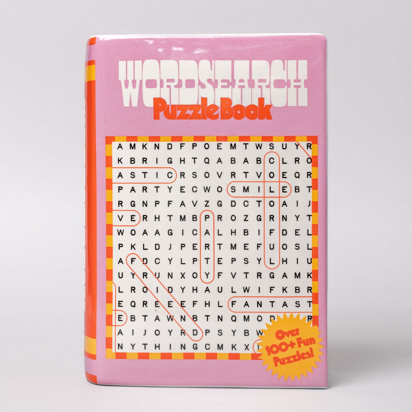 Word Search Book Vase