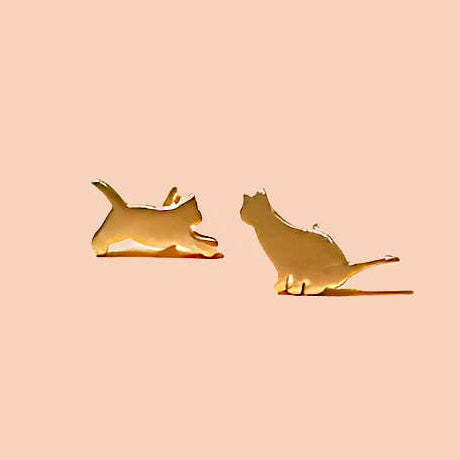 Cat Therapy Studs Earrings