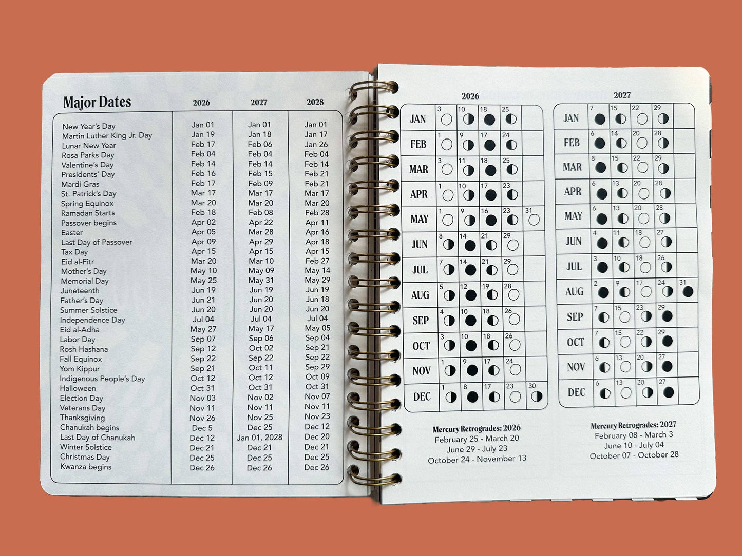 Flower Power Undated Planner