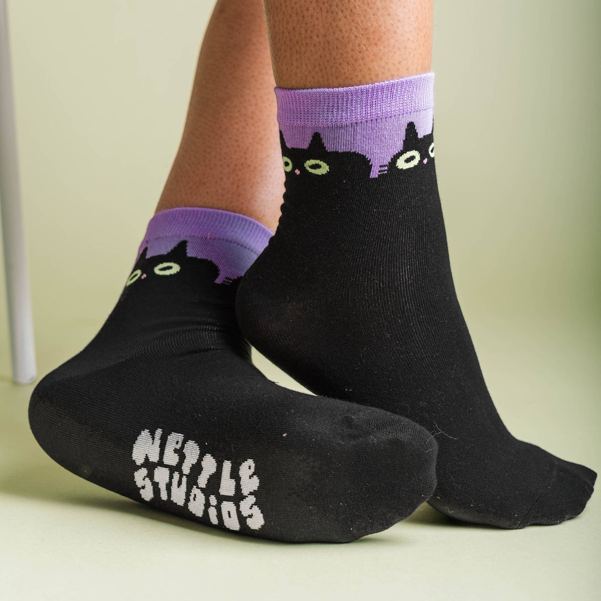 Halloween Black Cat Socks