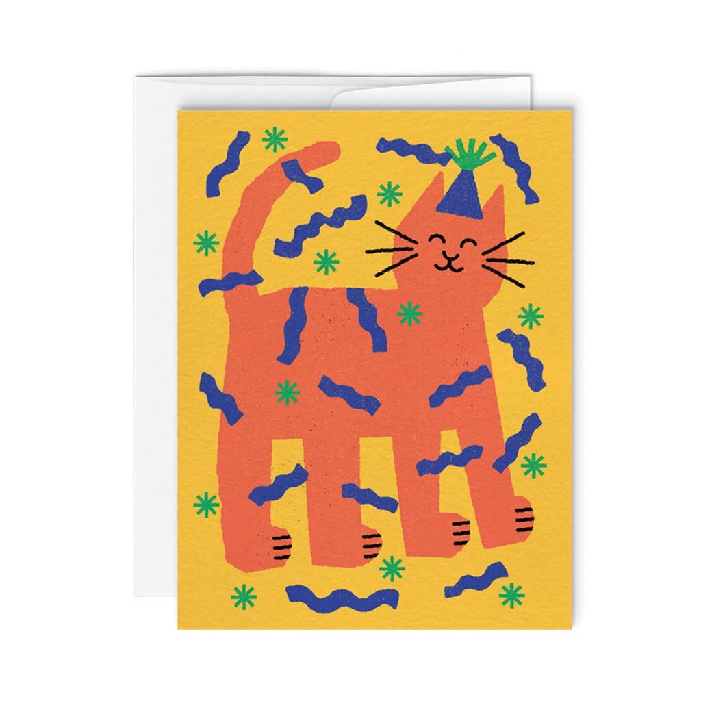 Party Hat Cat card