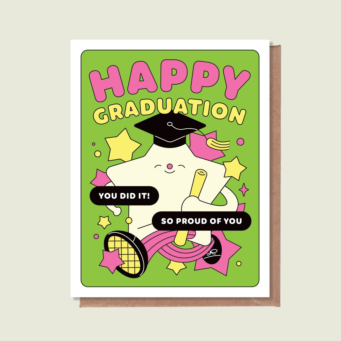 Happy Grad Star card