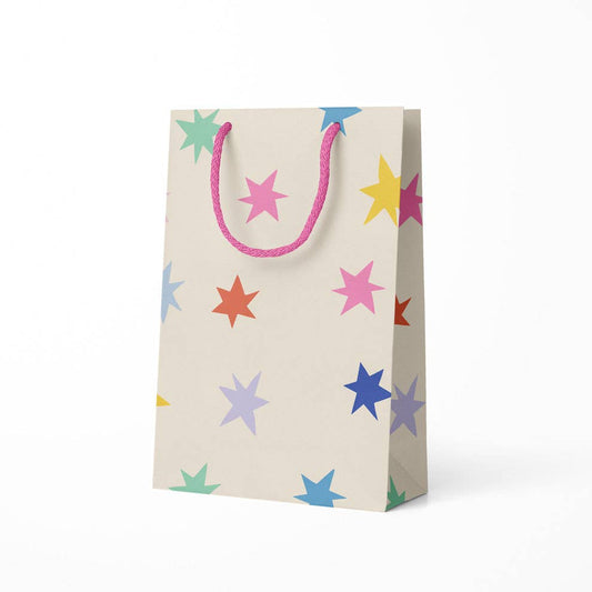 Multi Stars Small Gift Bag