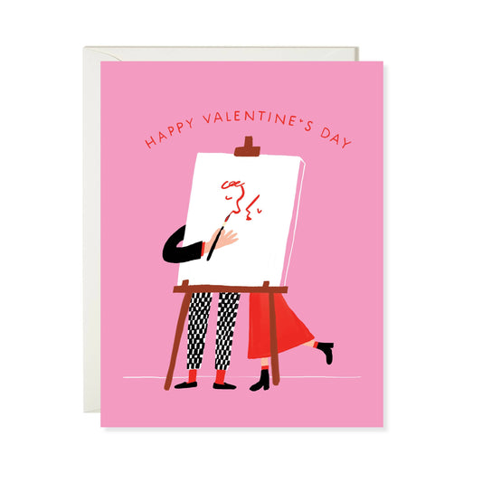 Valentine's Day Painting card