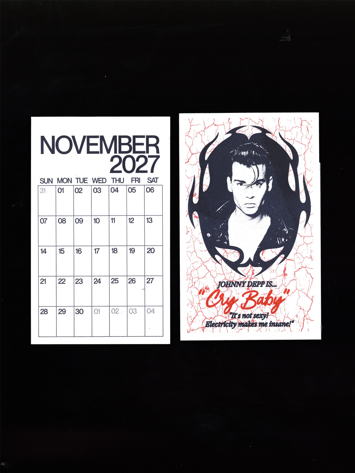 2027 Pope of Trash Risograph Wall Calendar
