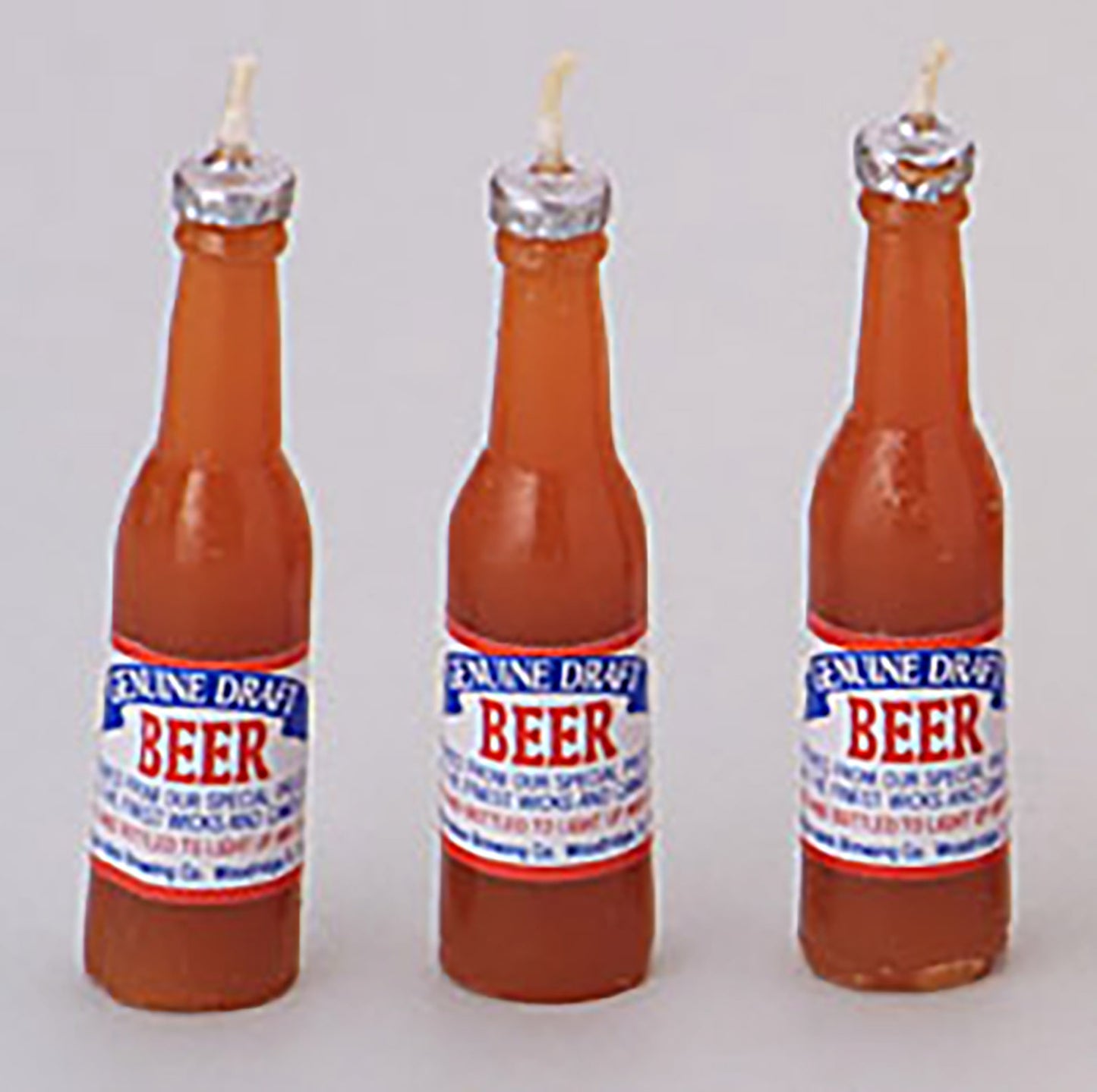 Beer Bottle Party Candles Set