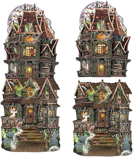 Jumbo Haunted House Cut-Outs