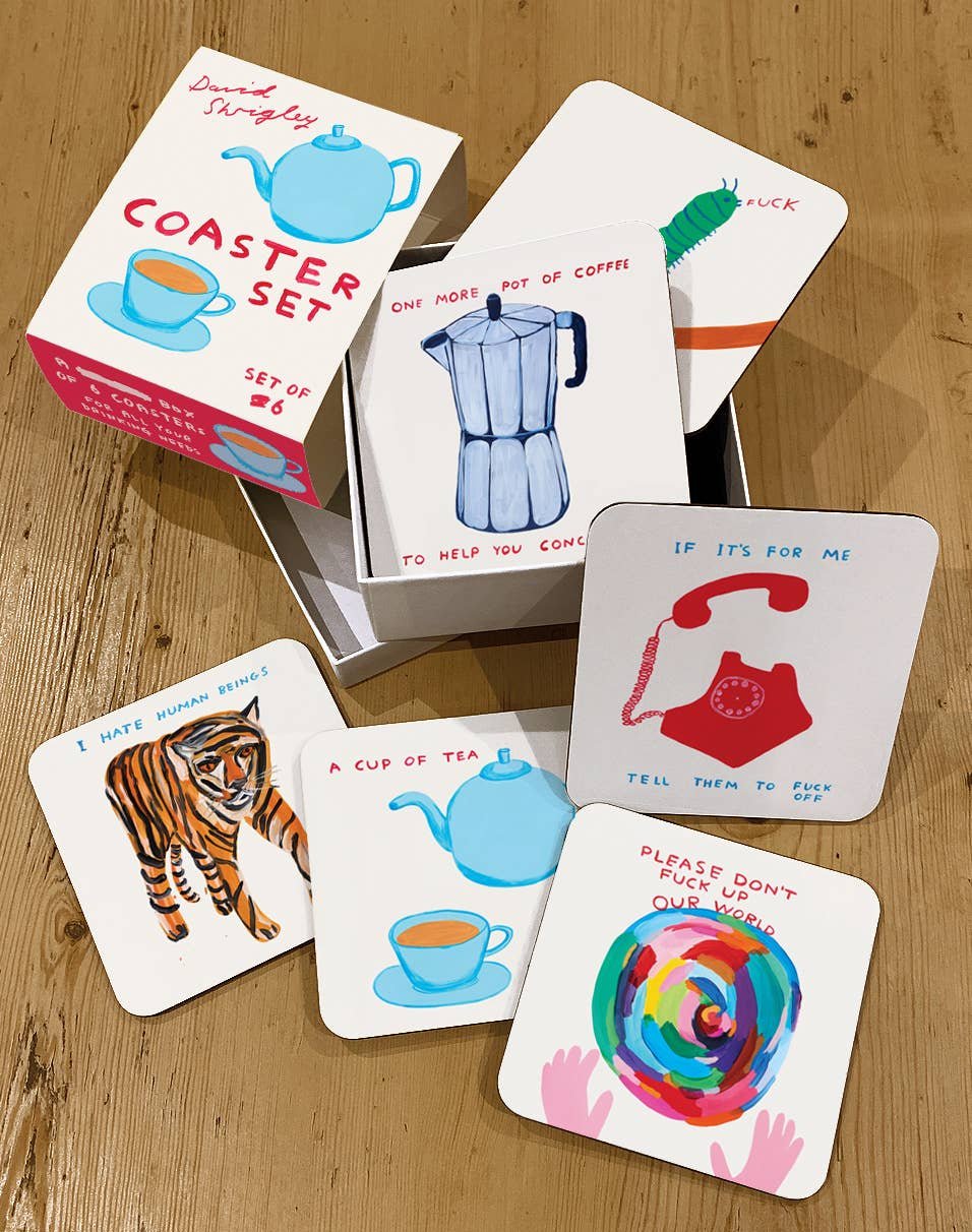 David Shrigley Art Coaster Set