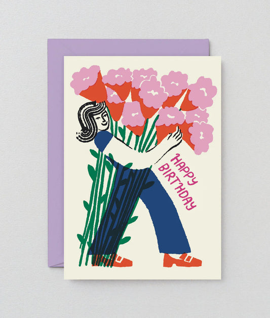 Birthday Flower Bouquet card