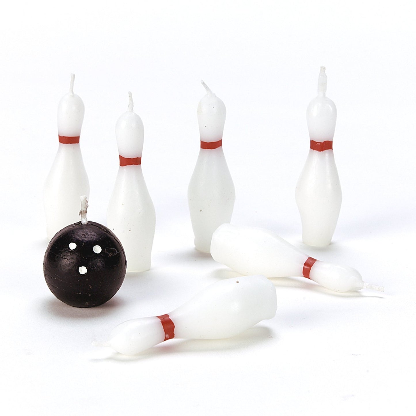 Bowling Pin Party Candles Set