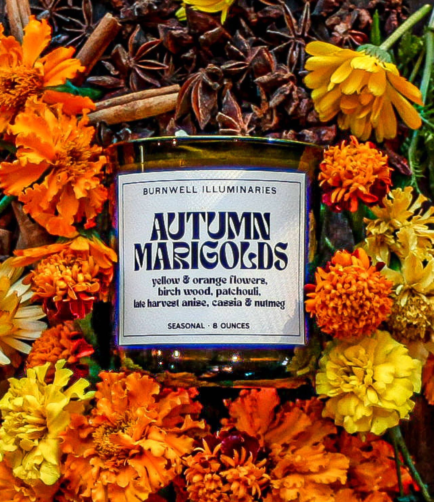 Autumn Marigolds Candle