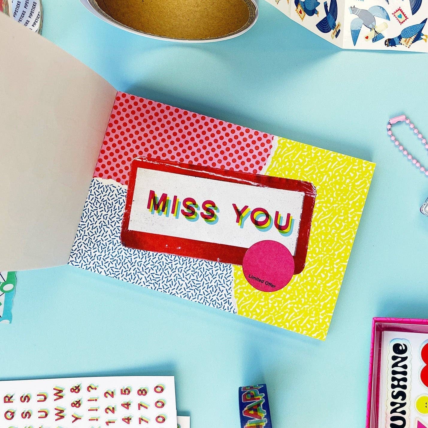 Special Delivery Sticker Postcard Book