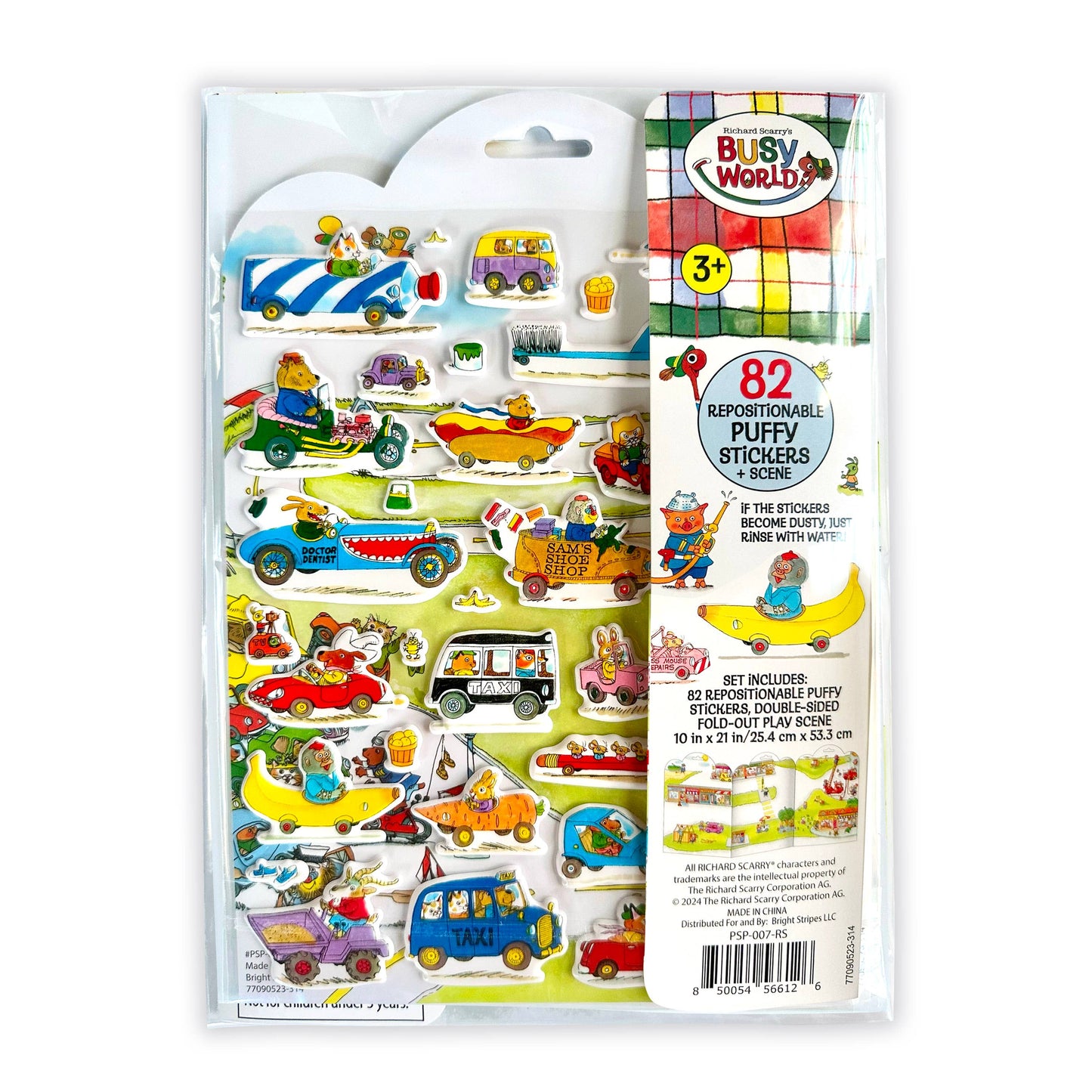 Richard Scarry's Puffy Sticker Play Set