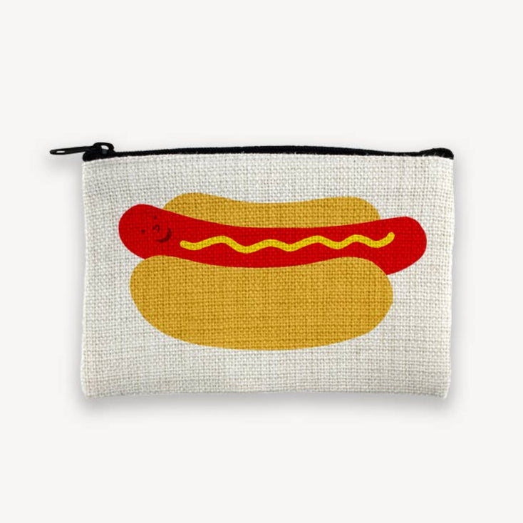 Hot Dog Zip Pouch