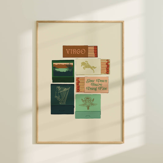 Virgo Matchbook print