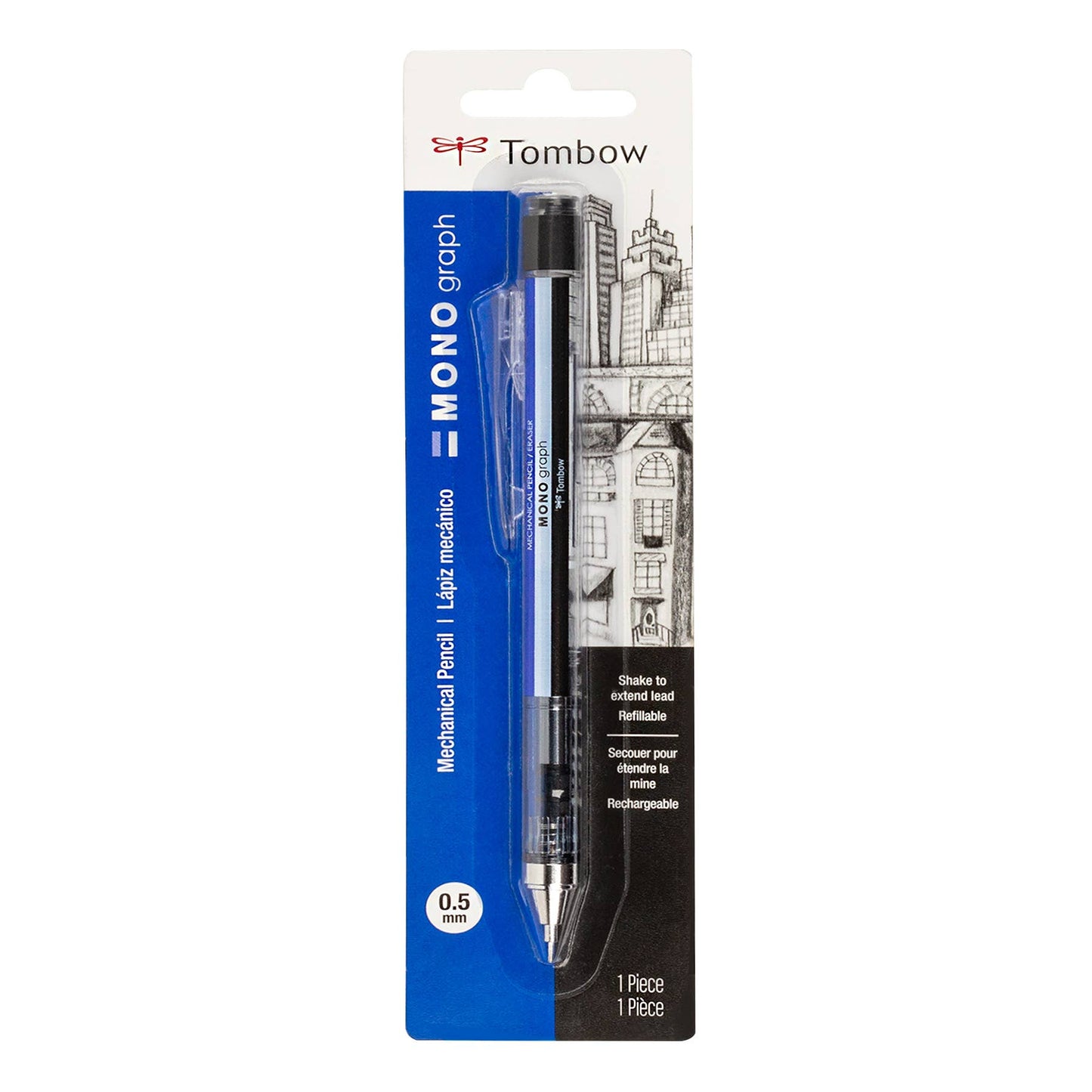 MONO Tri Color Graph Mechanical Pencil