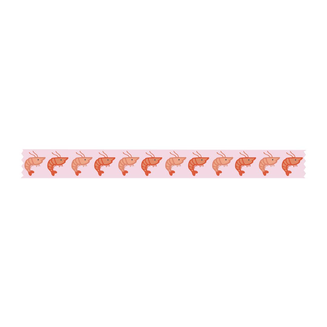 Shrimp Parade Washi Tape