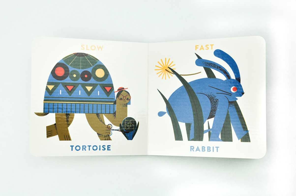 Animal Opposites Board Book
