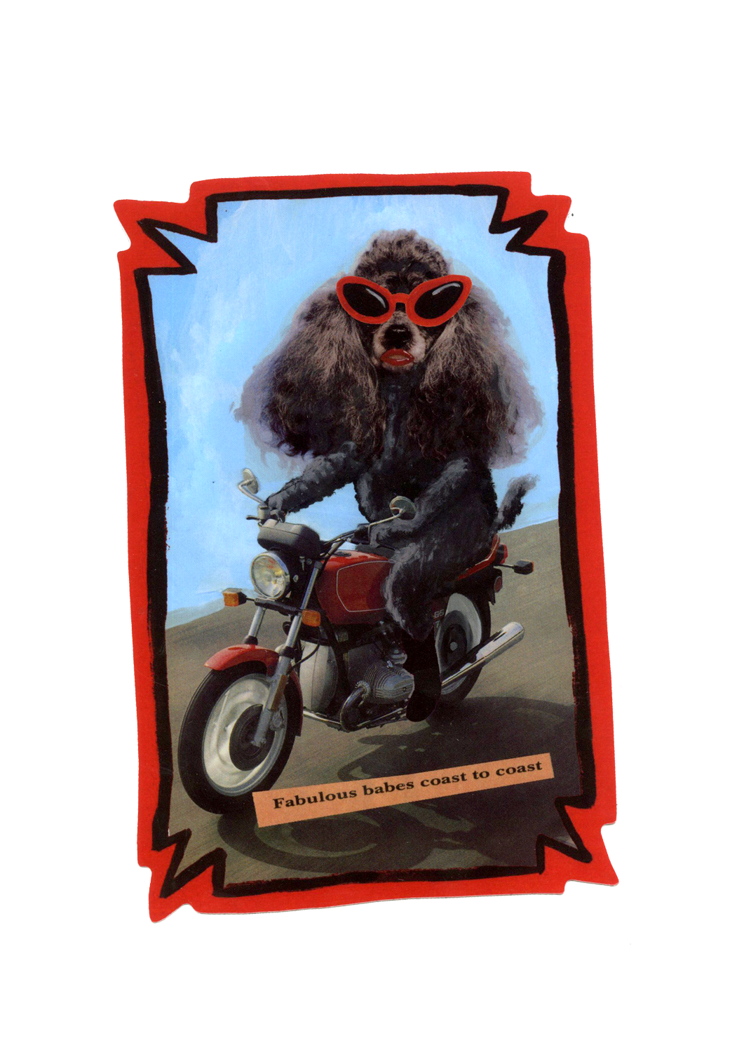 Babe alert sticker