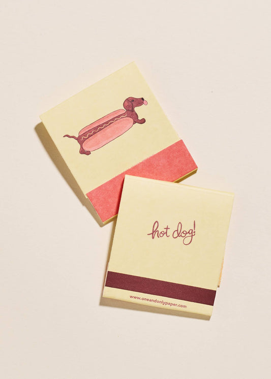 Hot Dog Matchbook