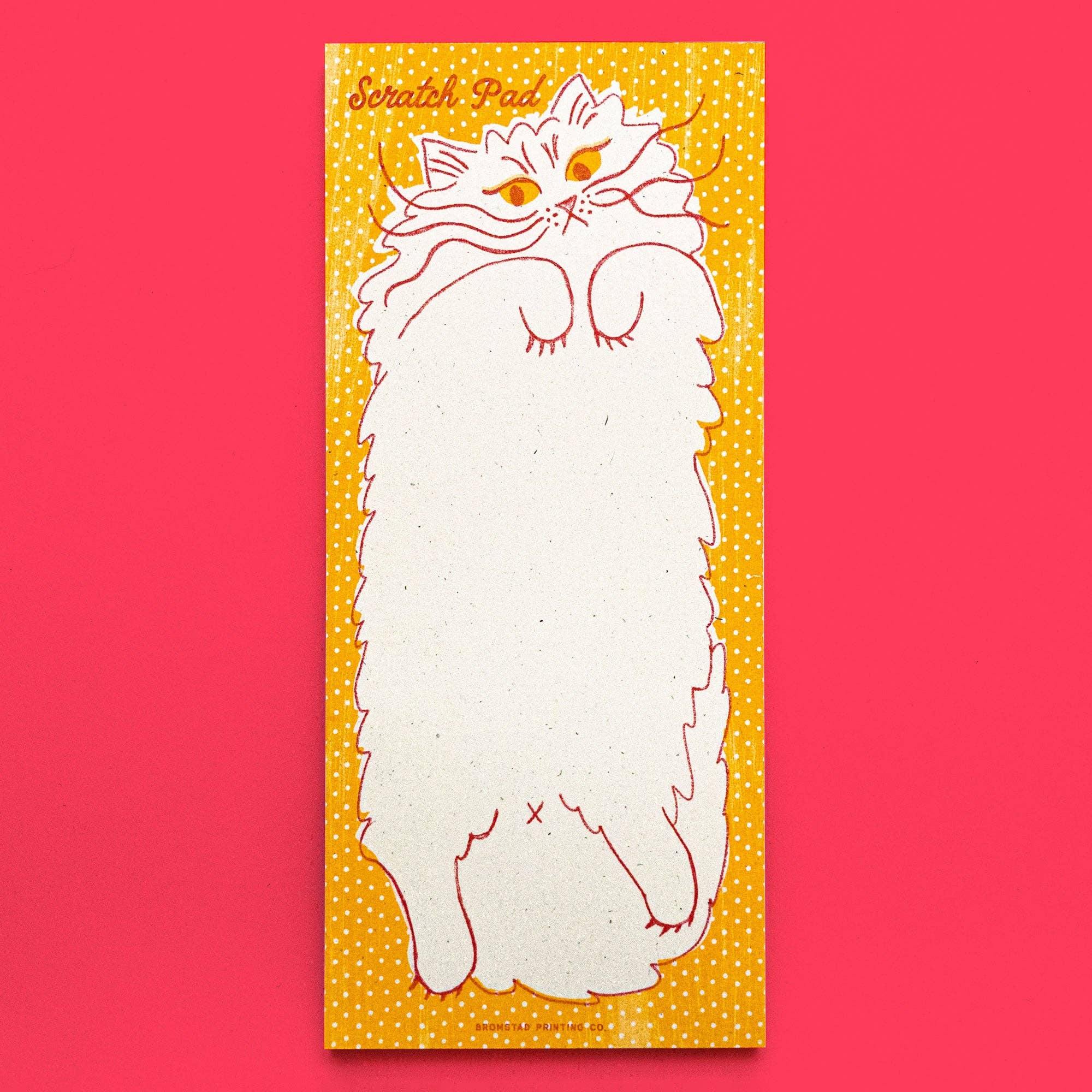 Scratch Pad Cat Risograph Notepad – Gift Horse