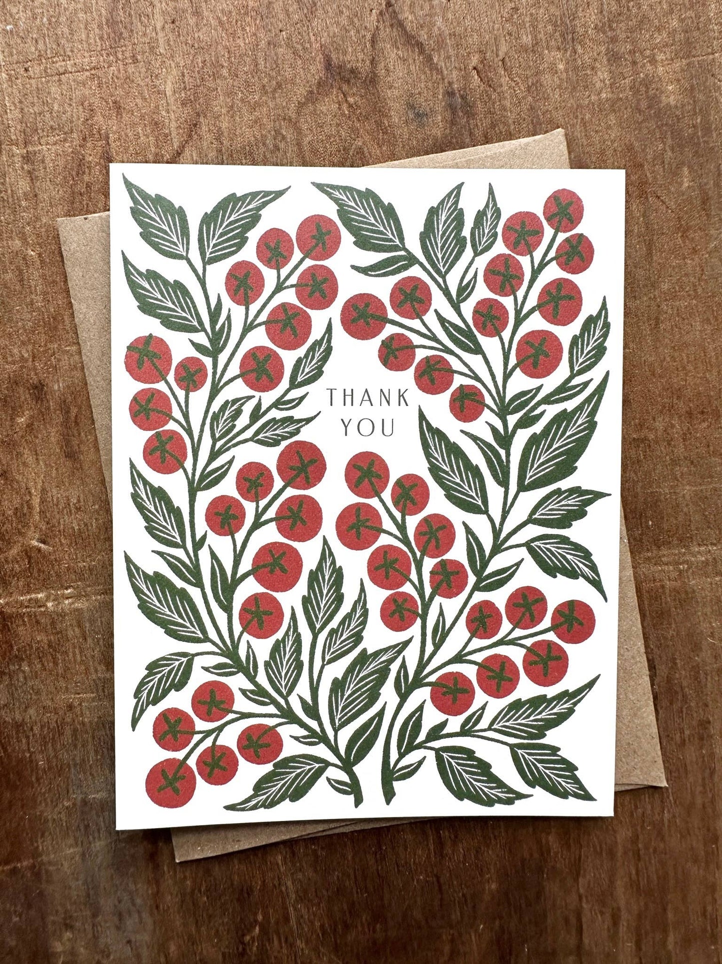 Tomatoes Thank You card set