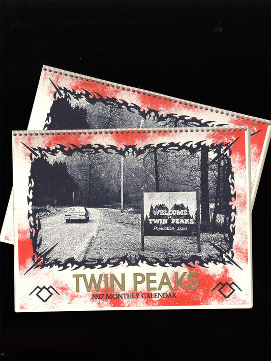 2027 Twin Peaks Risograph Wall Calendar