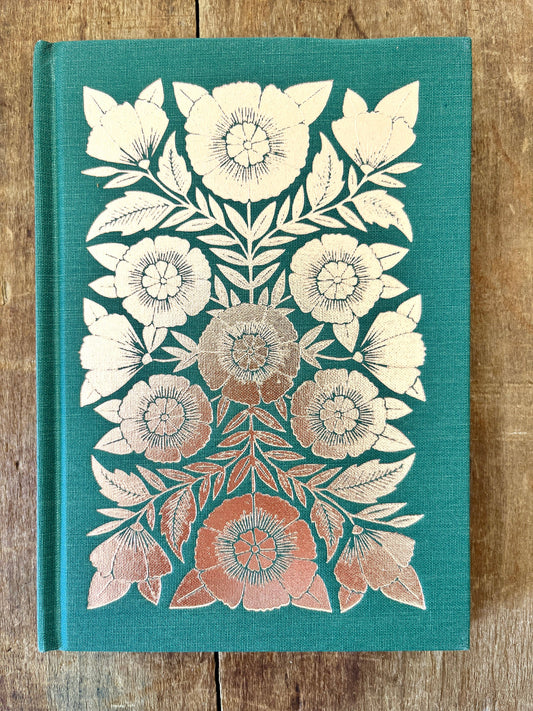 Jewel Green Foil Stamped Linen Journal