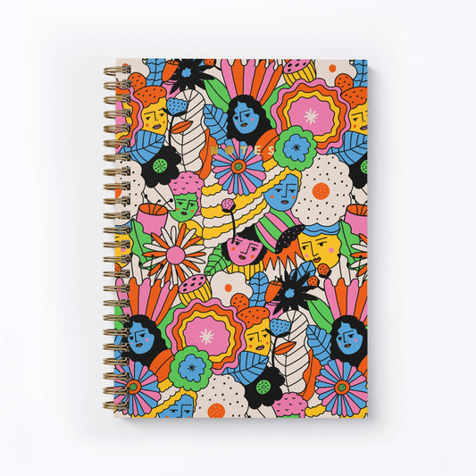 Mellow Petals Spiral Notebook