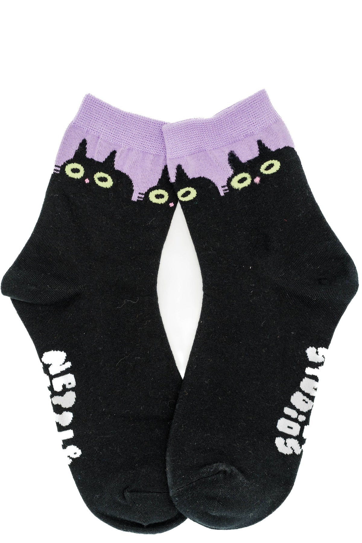 Halloween Black Cat Socks