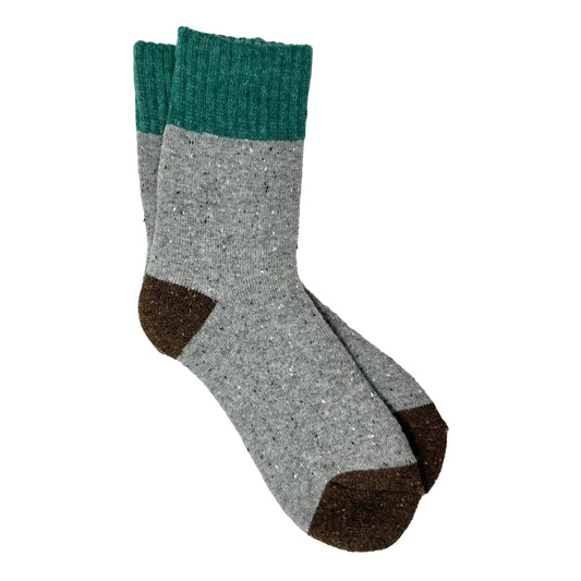 Cami Gray Knit Socks