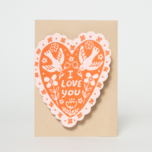 I Love You card