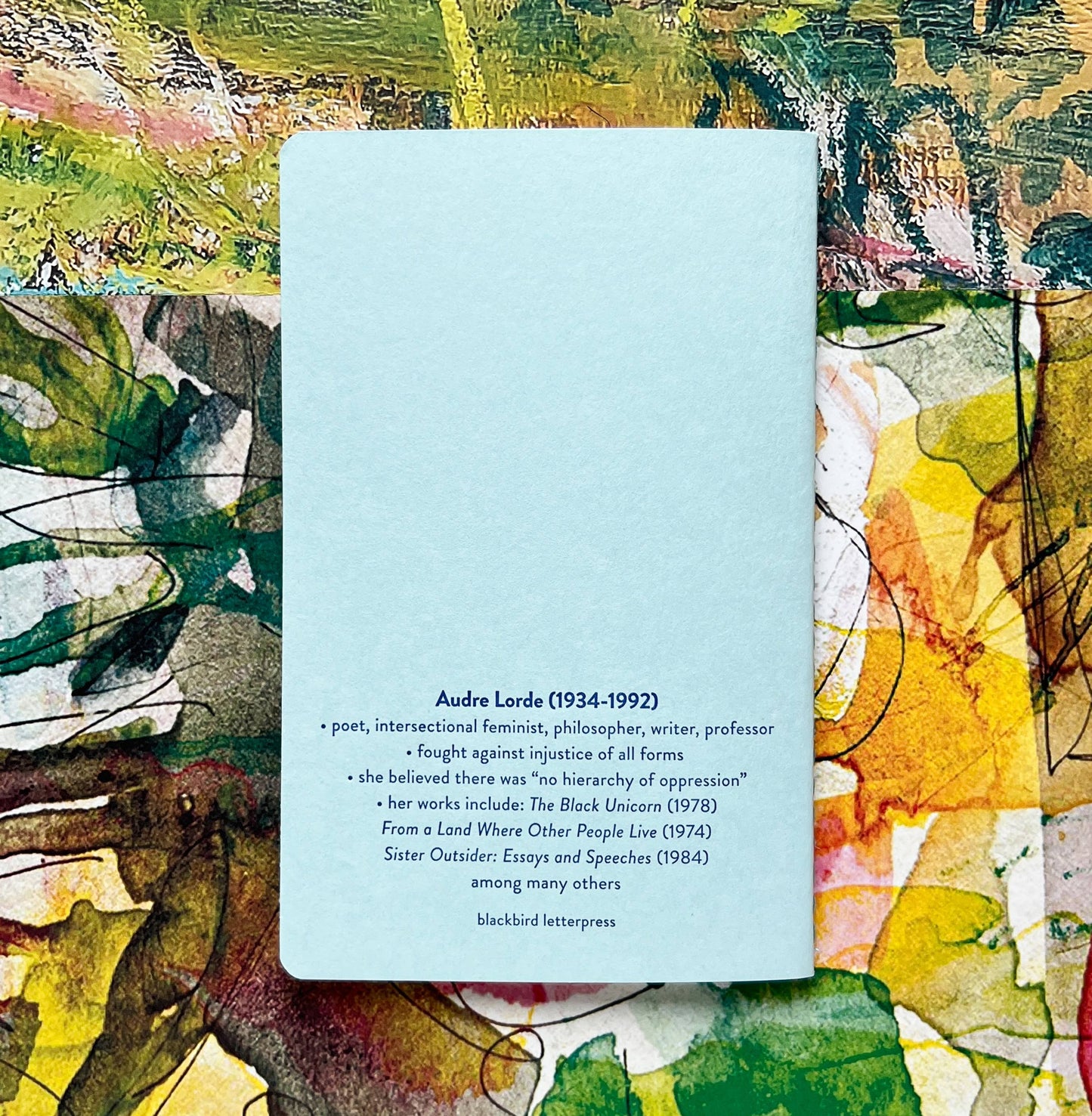 Audre Lorde Notebook