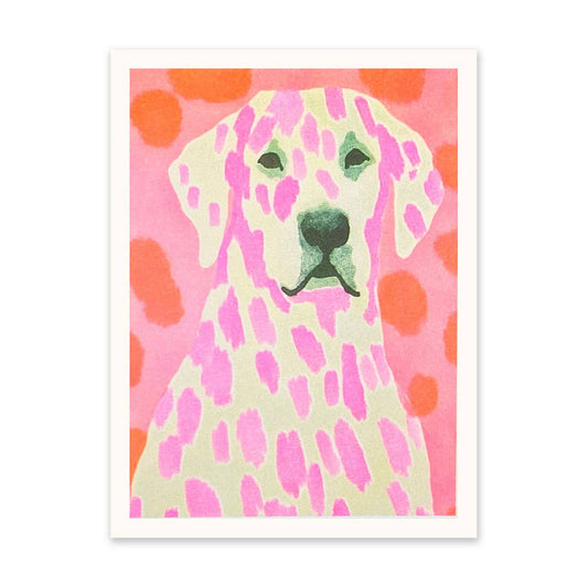 Neon Dalmatian 6x8"